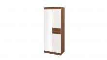 Шкаф для одежды и белья с 1-й глухой и 1-й зеркальной дверью «Рио» ПМ-149.07