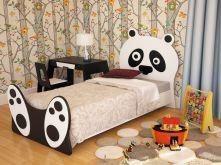 Детская кровать «Панда» ЛДСП + матрас