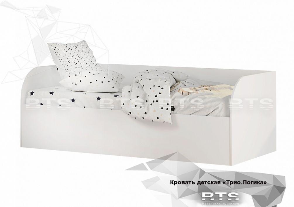 Трио КРП-1 Кровать детская с ПМ белая
