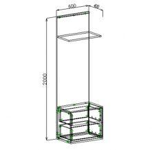 430-223 Вешалка с тумбой