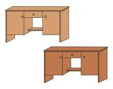 Стол письменный двухтумбовый ТМ.31.01