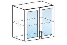 Шкаф настенный 800 со стеклом №81