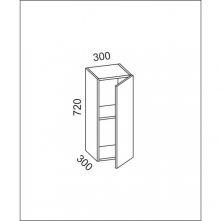 Шкаф навесной 300 Ш300